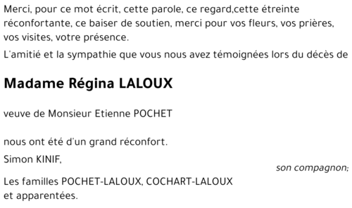 Régina LALOUX