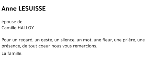 Anne LESUISSE
