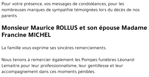 Maurice ROLLUS