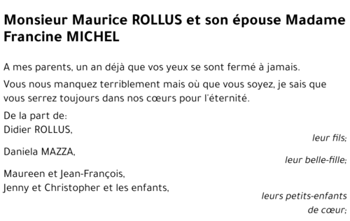 Maurice ROLLUS