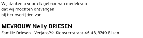 Nelly DRIESEN