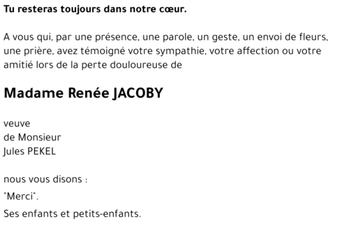 Renée JACOBY