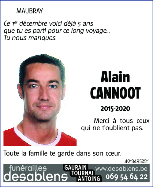 Alain CANNOOT