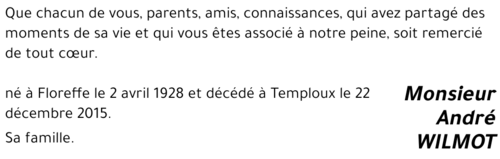 André WILMOT
