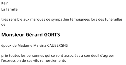 Gérard GORTS