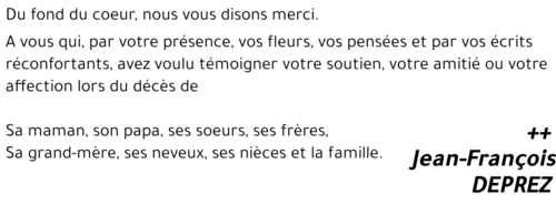 Jean-François DEPREZ