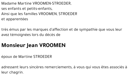 Jean VROOMEN