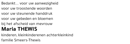 Maria Thewis