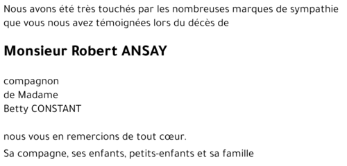 Robert ANSAY 