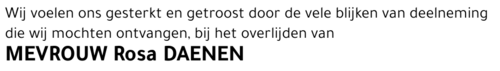Rosa DAENEN