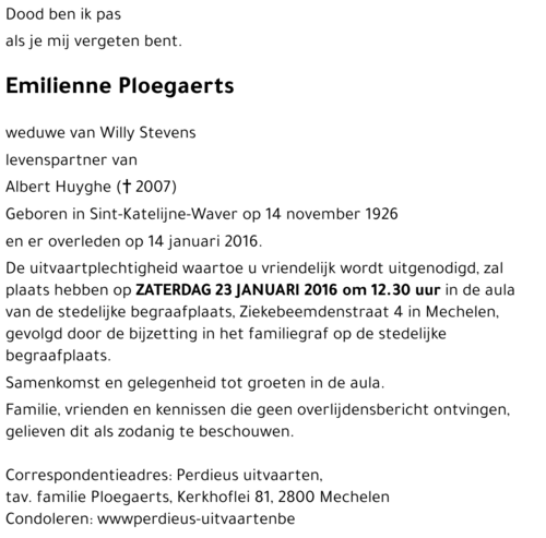 Emilienne Ploegaerts