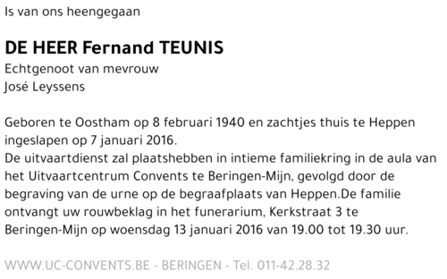 Fernand Teunis