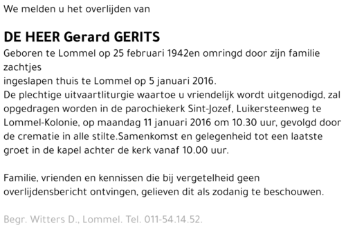 Gerard Gerits