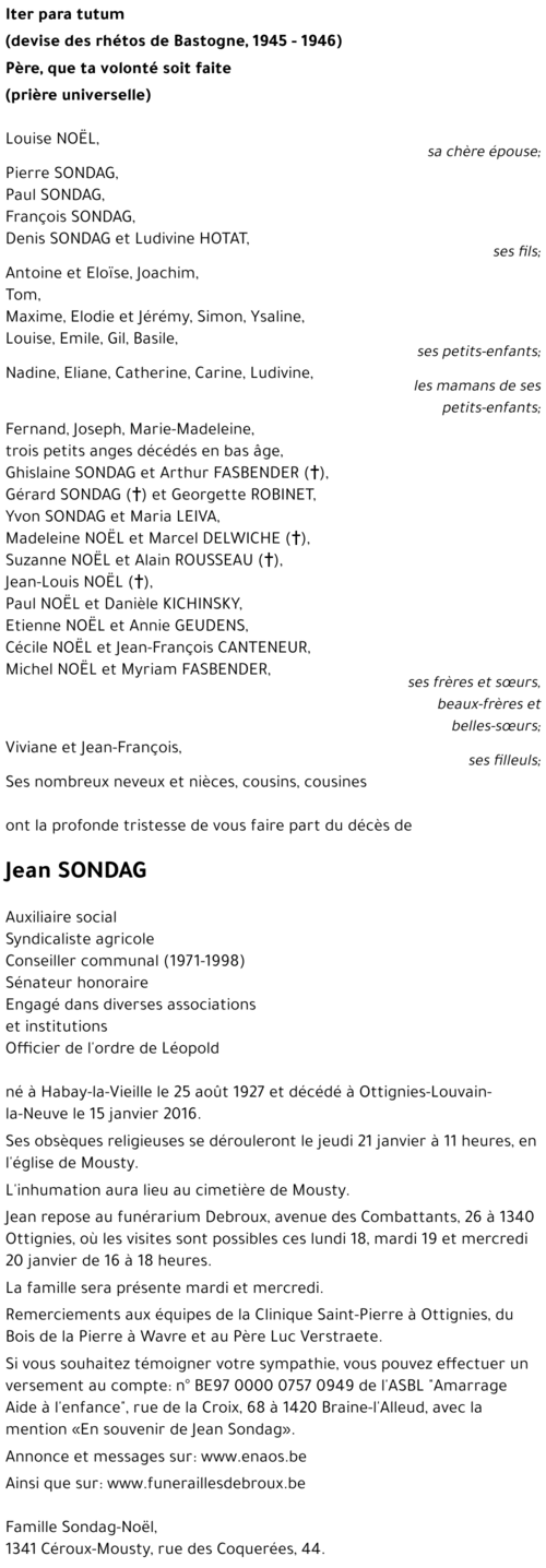 Jean SONDAG