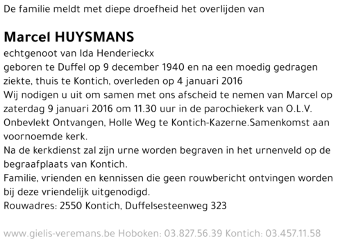 Marcel Huysmans