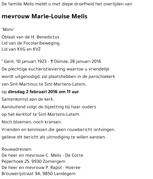 Marie-Louise Melis