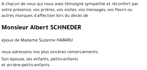 Albert SCHNEDER