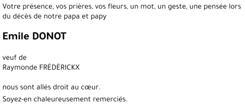 Emile DONOT