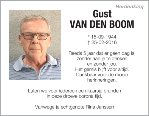 Gust van den Boom