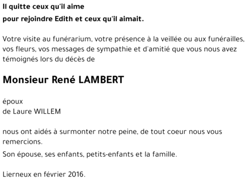 René LAMBERT