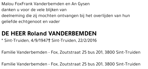 Roland Vanderbemden