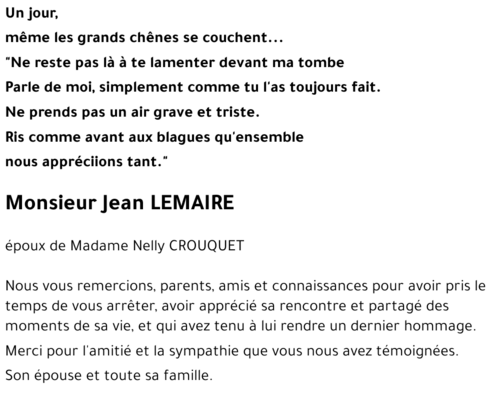 Jean LEMAIRE