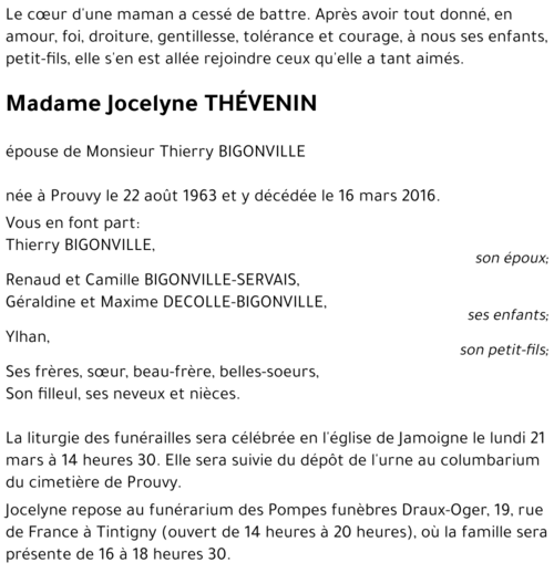 Jocelyne Thévenin