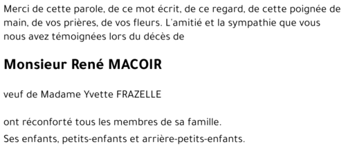 René MACOIR