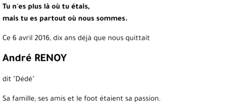 André RENOY