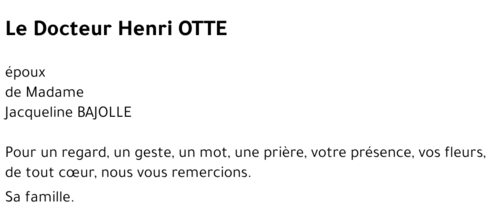 Henri OTTE