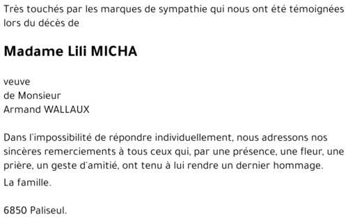 Lili MICHA