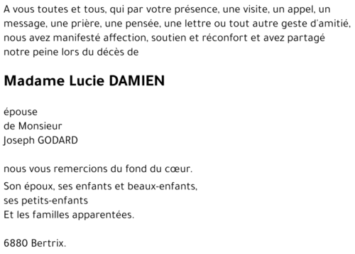 Lucie DAMIEN