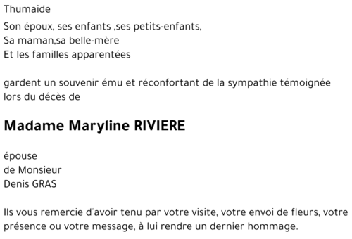 Maryline RIVIERE