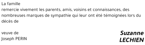 Suzanne LECHIEN