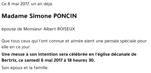 Simone PONCIN