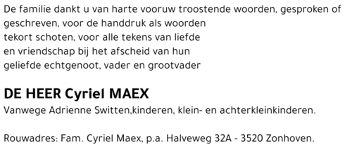 Cyriel Maex