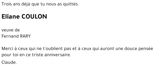 Eliane COULON