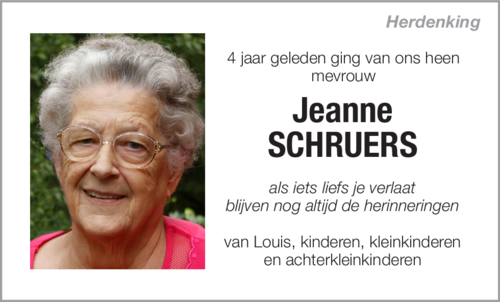 Jeanne SCHRUERS