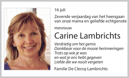 Carine Lambrichts