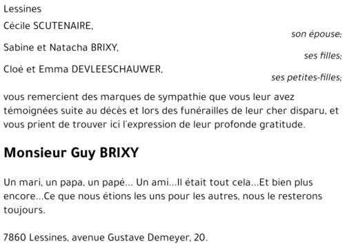 Guy BRIXY