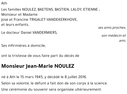 Jean-Marie NOULEZ