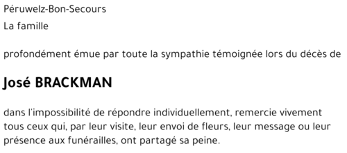 José BRACKMAN