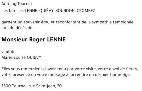 Roger LENNE