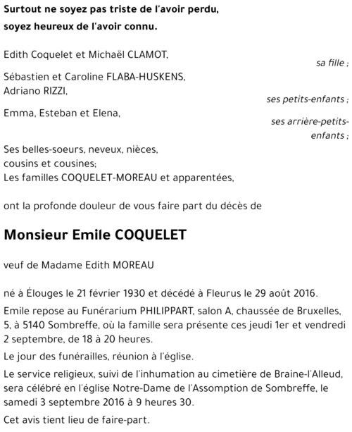 Emile COQUELET