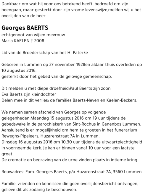 Georges Baerts