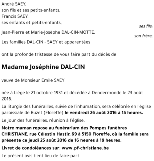 Joséphine DAL-CIN