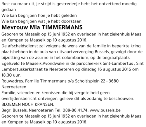 Mia Timmermans