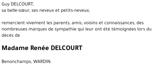Renée DELCOURT