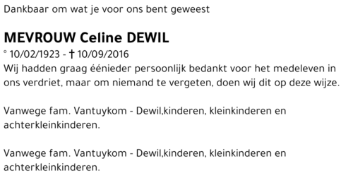 Celine Dewil