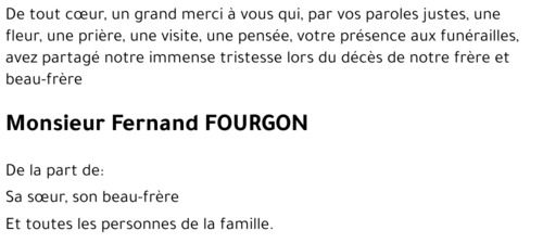 Fernand FOURGON